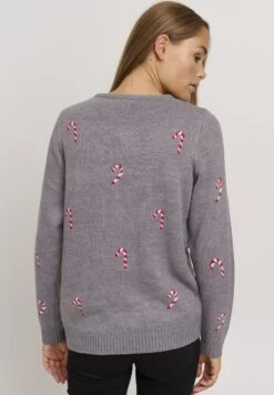 OXMO OxchristelMaglioneMedium Grey Melange Donna Maglieria 1OX21I01R-C11 8 OXMO OxchristelMaglioneMedium Grey Melange Donna Maglieria 1OX21I01R-C11 -Zalando outlet 5222a0d8a8524649b539979a935b2481