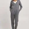 OXMO Oxova - Tuta Jumpsuit - Grey Mel