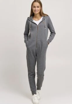 OXMO Oxova - Tuta Jumpsuit - Grey Mel