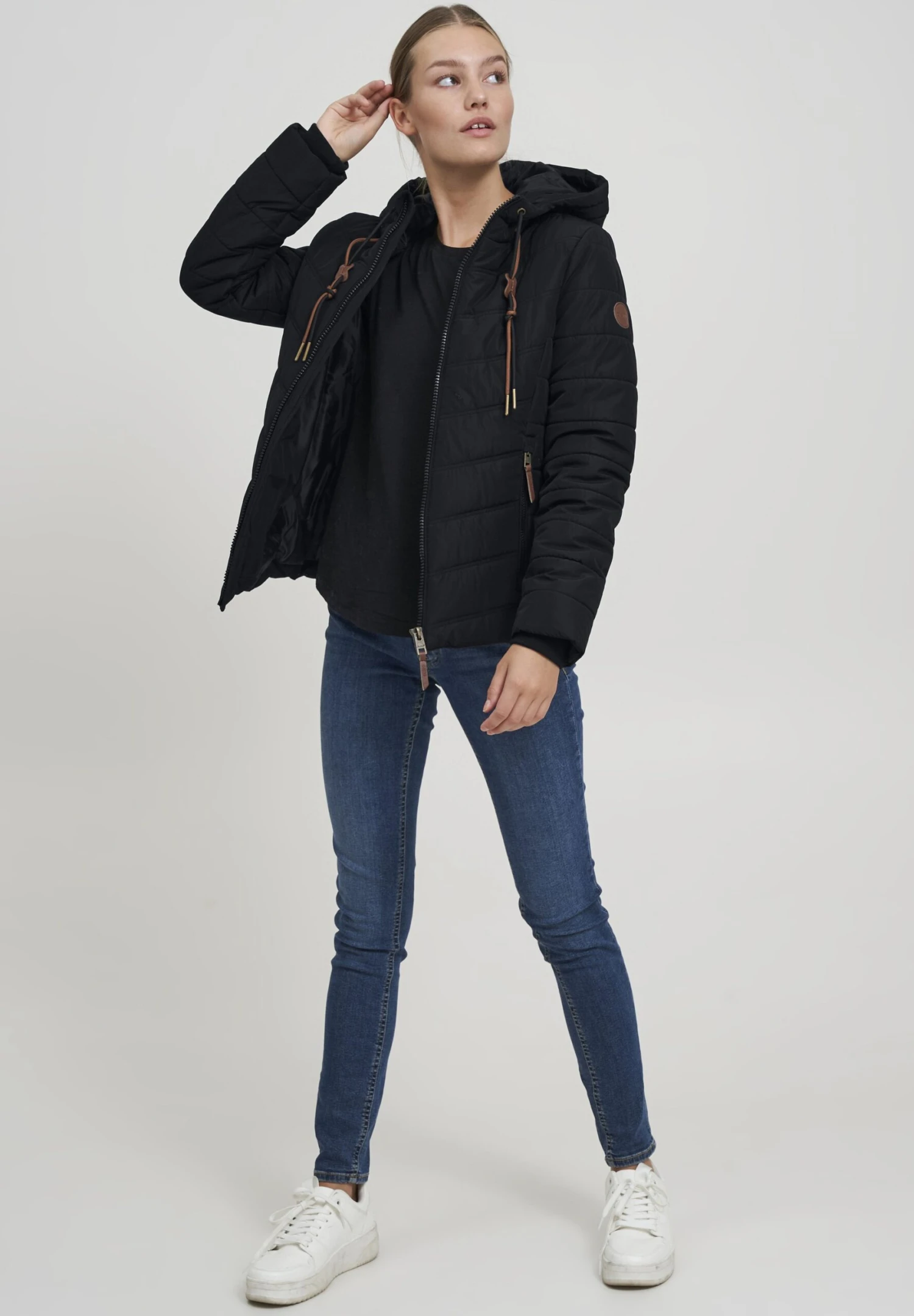 OXMO Oxmala - Giacca Da Mezza Stagione - Black 2 OXMO Oxmala - Giacca Da Mezza Stagione - Black - immagine 2