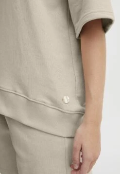 OXMO OxsafinaT-Shirt BasicDoeskin Donna T-shirt E Top 1OX21D01H-B11 -Zalando outlet 53f78ca20b71455092ecfc727cd24487