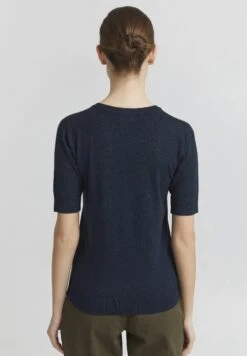 OXMO OxhelinT-Shirt BasicTotal Eclipse Melange Donna T-shirt E Top 1OX21D01E-K11 -Zalando outlet 566edd9235fc42179c23544e3b6ff4df