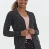 OXMO Oxnena - Cardigan - Charcoal Mix