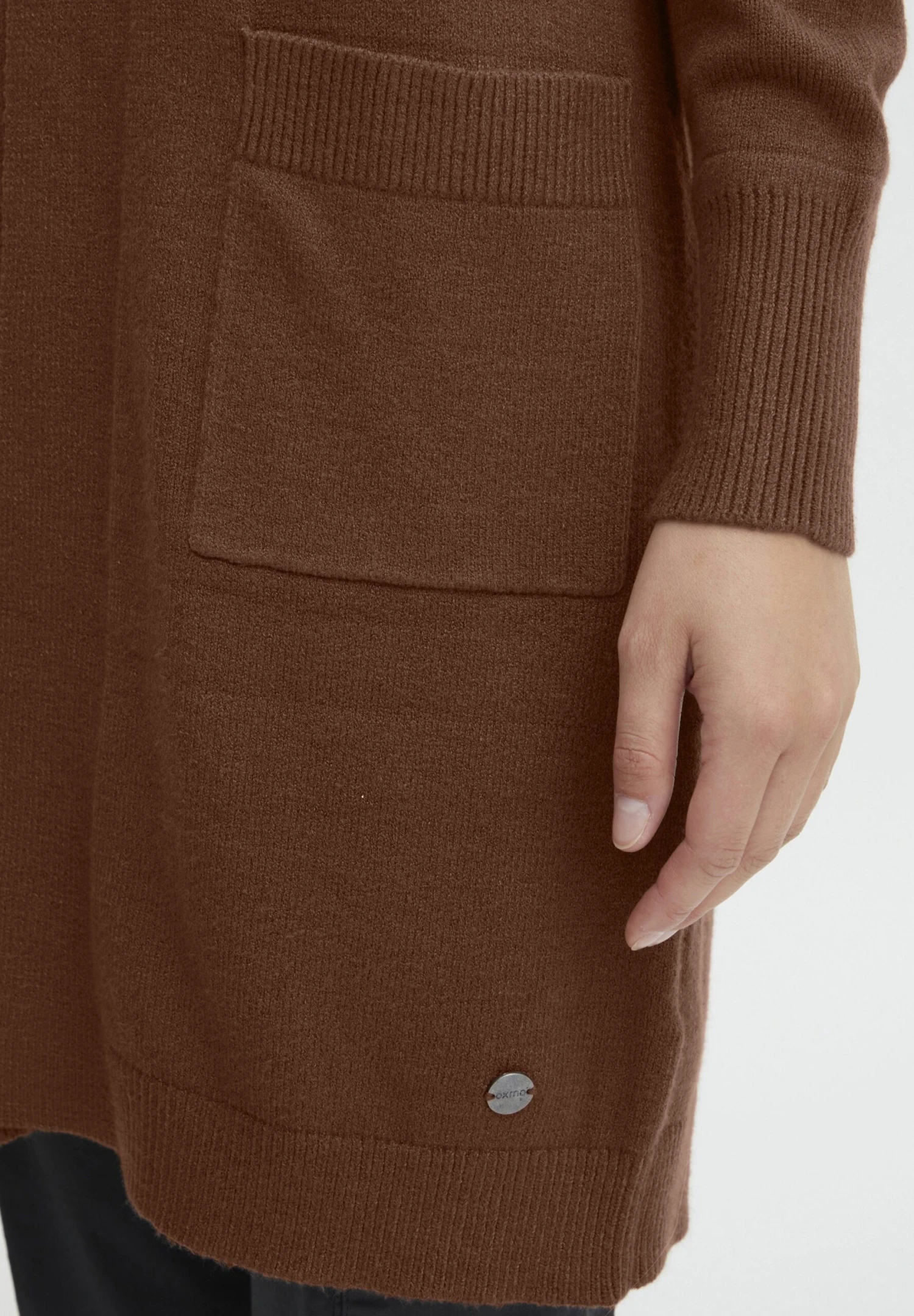 OXMO OxritianaCardiganBrunette Melange Donna Maglieria 1OX21I02E-O11 5 OXMO OxritianaCardiganBrunette Melange Donna Maglieria 1OX21I02E-O11 - immagine 5