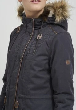 OXMO Oxanna - Parka - Dark Grey -Zalando outlet 5dcfe5b813474e0eaa2ecad9c6111097