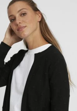 OXMO Oxkalotta - Cardigan - Black -Zalando outlet 5fb4cf2872e5446e82d09b915ccff01f