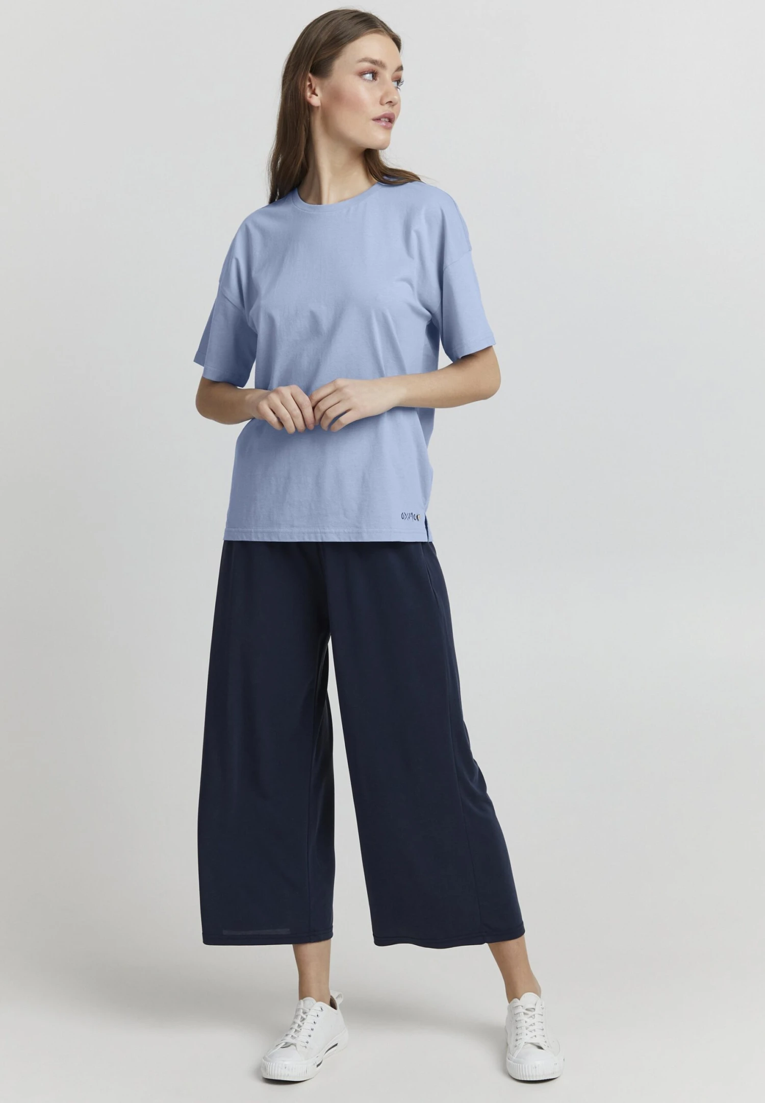 OXMO Pinala - T-Shirt Basic - Bel Air Blue 2 OXMO Pinala - T-Shirt Basic - Bel Air Blue - immagine 2