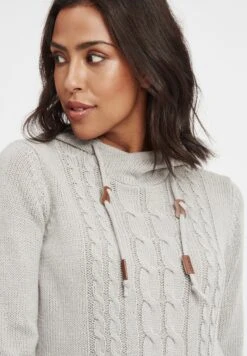 OXMO OxcableFelpa Con CappuccioMid Grey Donna Maglieria 1OX21I011-C12 -Zalando outlet 68cb1f23cdc64bf29b3eece8fe576592