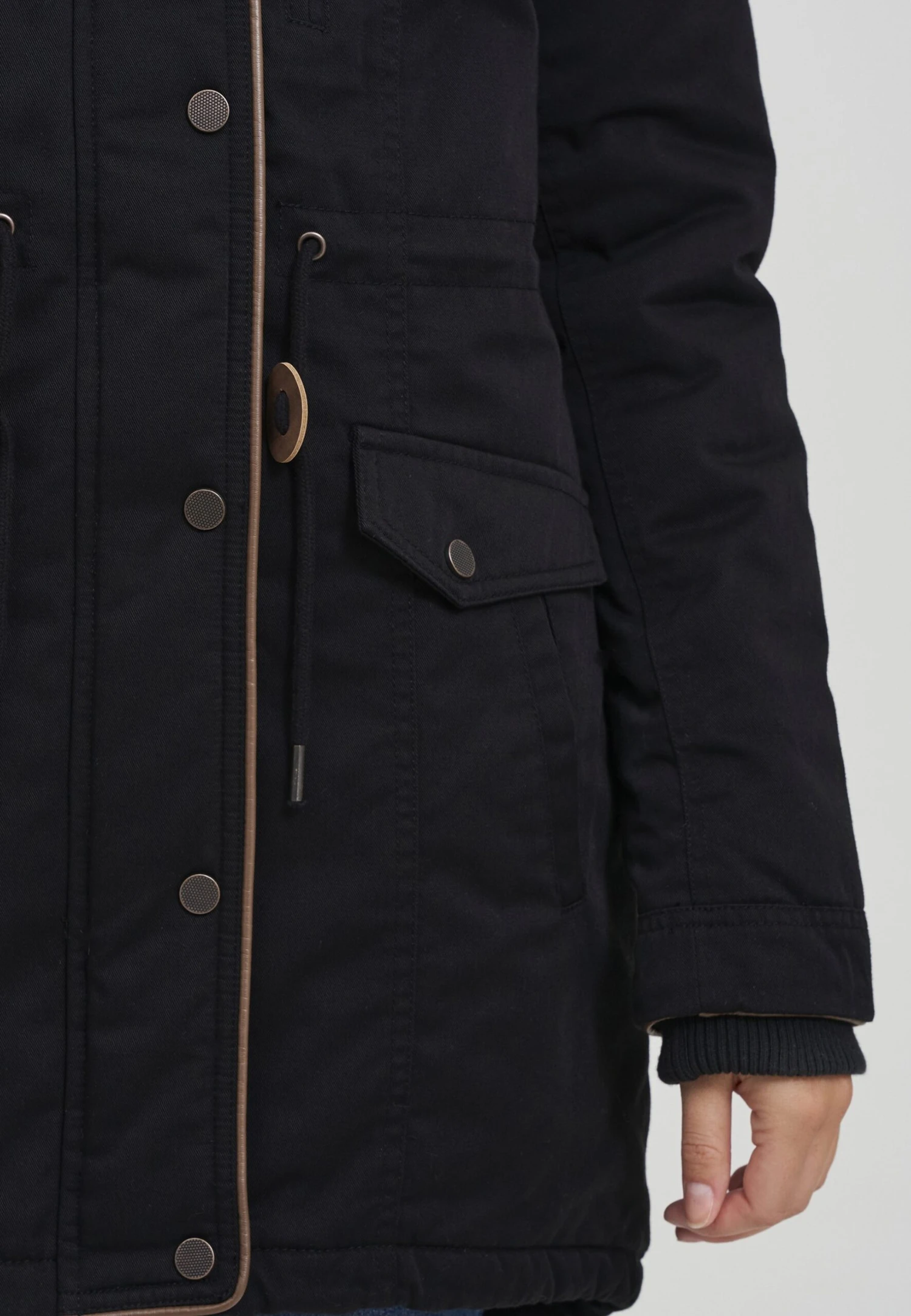 OXMO Oxanna - Parka - Black 5 OXMO Oxanna - Parka - Black - immagine 5