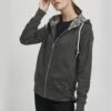 OXMO OxullaFelpa Con ZipDark Grey Melange Donna Felpe 1OX21J017-C11