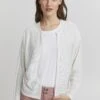 OXMO KikeCardiganOff White Donna Maglieria 1OX21I025-A11