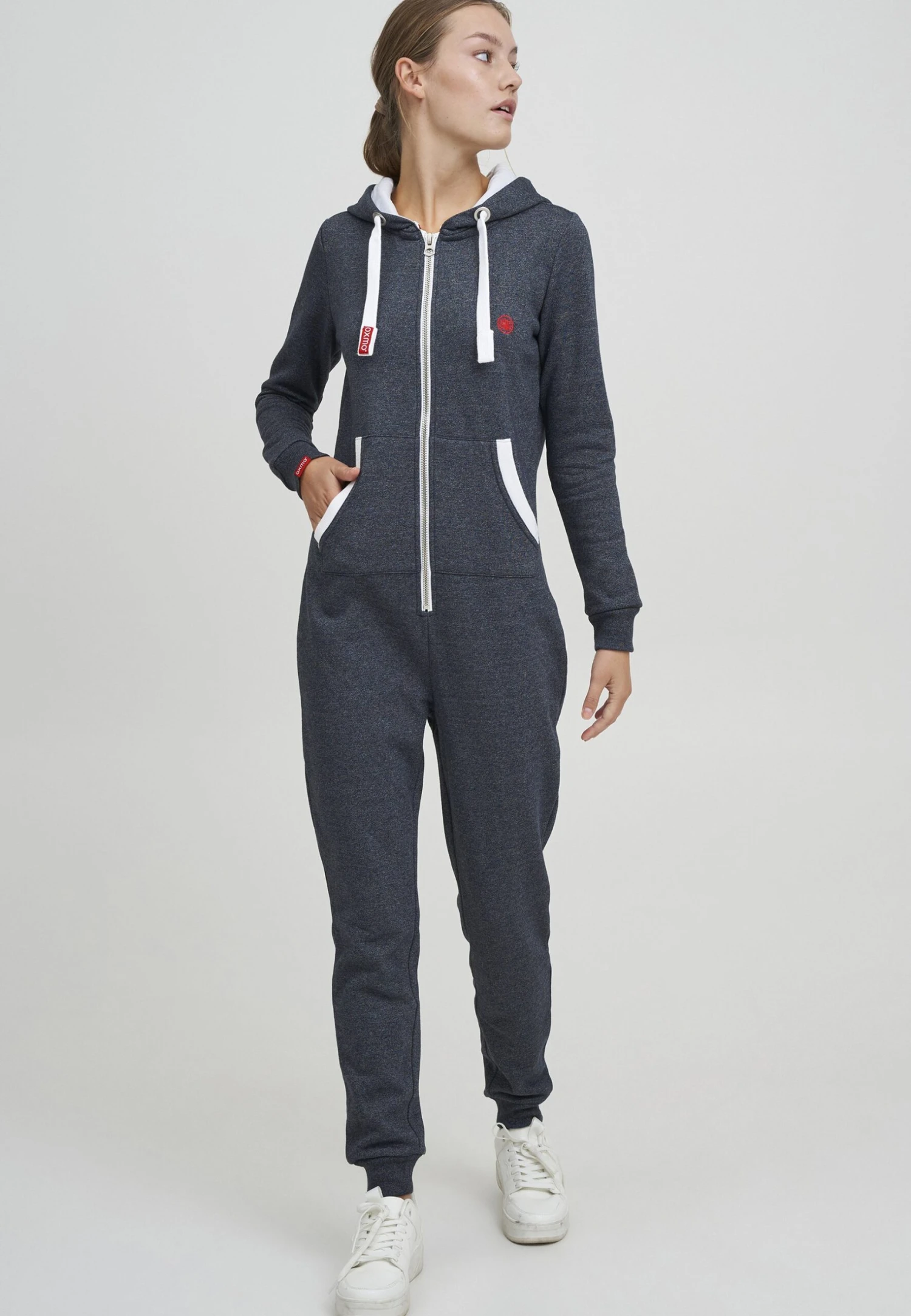 OXMO OxbennaTuta JumpsuitIns Bl Mel Donna Tute Jumpsuit 1OX21T001-K11 1 OXMO OxbennaTuta JumpsuitIns Bl Mel Donna Tute Jumpsuit 1OX21T001-K11
