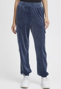 OXMO Itala Pantaloni CargoCrown Blue Donna Pantaloni 1OX21A01B-K11