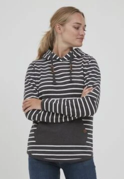 OXMO Oxcarina - Felpa Con Cappuccio - Charcoal Mix