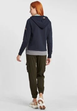 OXMO OxaggiFelpa Con ZipInsignia Blue Donna Felpe 1OX21J00V-K11 -Zalando outlet 6f976b364119474f917fa1538308980b