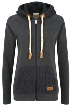 OXMO Oxmatilda - Felpa Con Zip - Dar Grey M -Zalando outlet 6fcc923793b74bd3b841f857df2bb2d8