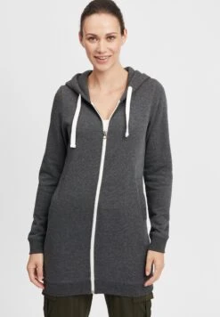 OXMO OxolindaFelpa Con ZipDar Grey M Donna Felpe 1OX21I00M-C11