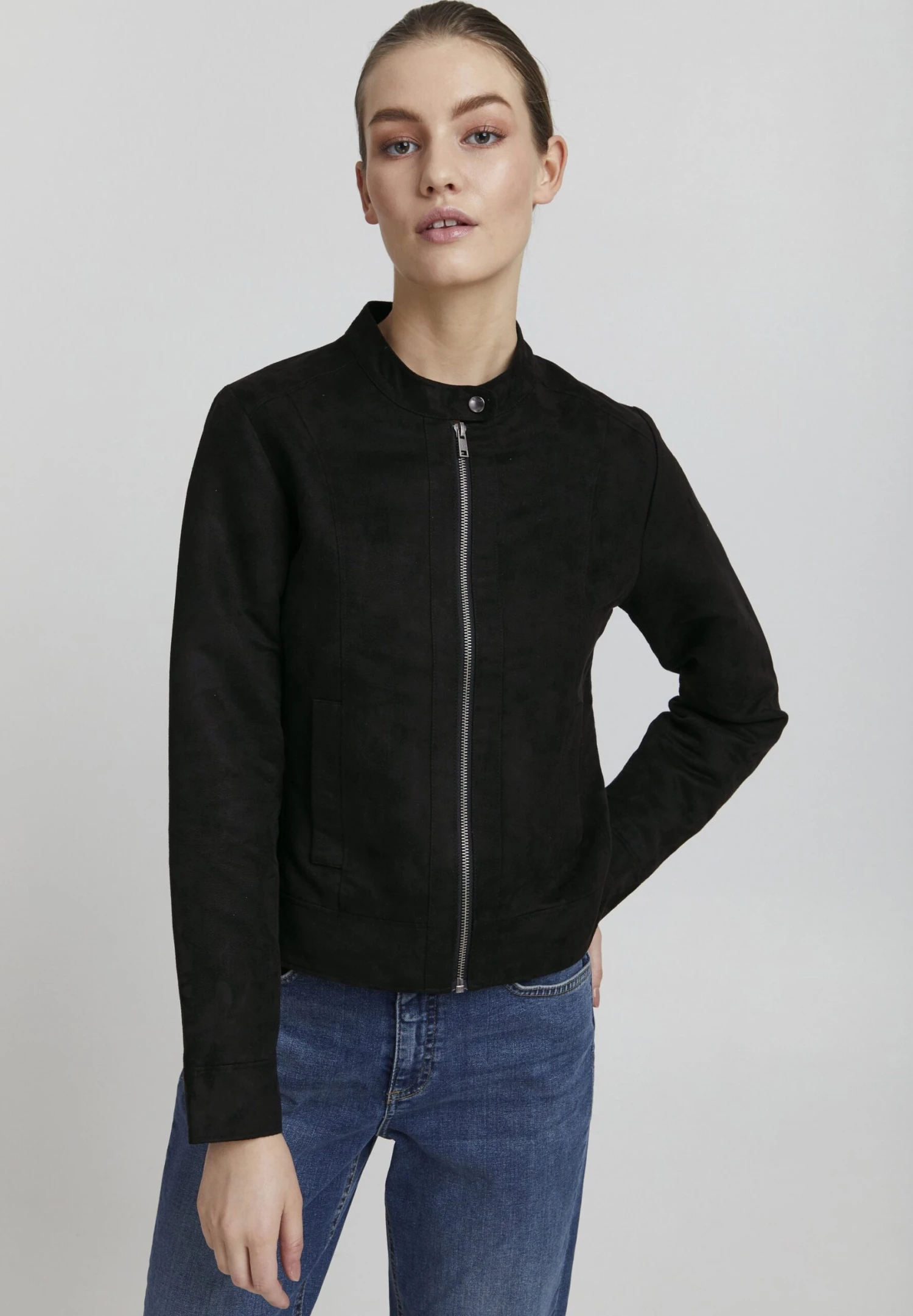 OXMO Peggy - Giacca In Similpelle - Black 1 OXMO Peggy - Giacca In Similpelle - Black