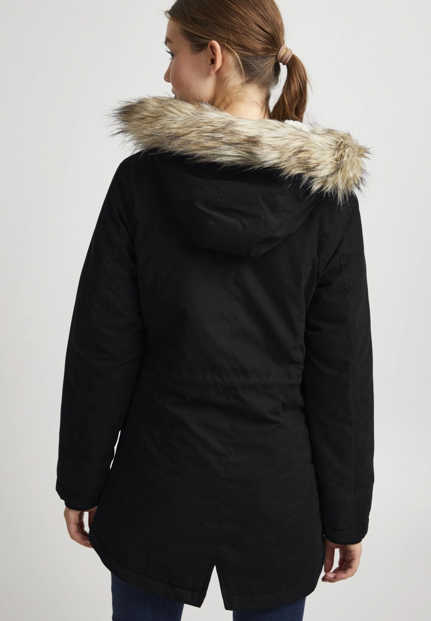 OXMO Oxloka - Cappotto Invernale - Black 3 OXMO Oxloka - Cappotto Invernale - Black - immagine 3