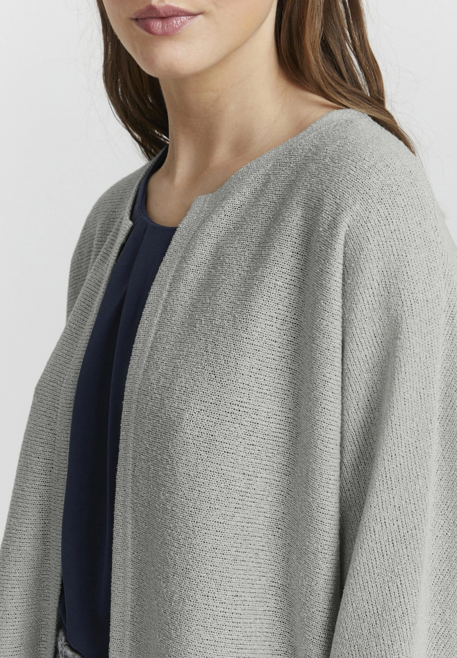 OXMO Kike - Cardigan - Aqua Gray 4 OXMO Kike - Cardigan - Aqua Gray - immagine 4