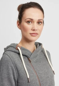 OXMO OxvickyFelpa Con ZipGrey Mel Donna Felpe 1OX21J00E-C12 -Zalando outlet 761ea25070364f2c8439f1189396a991