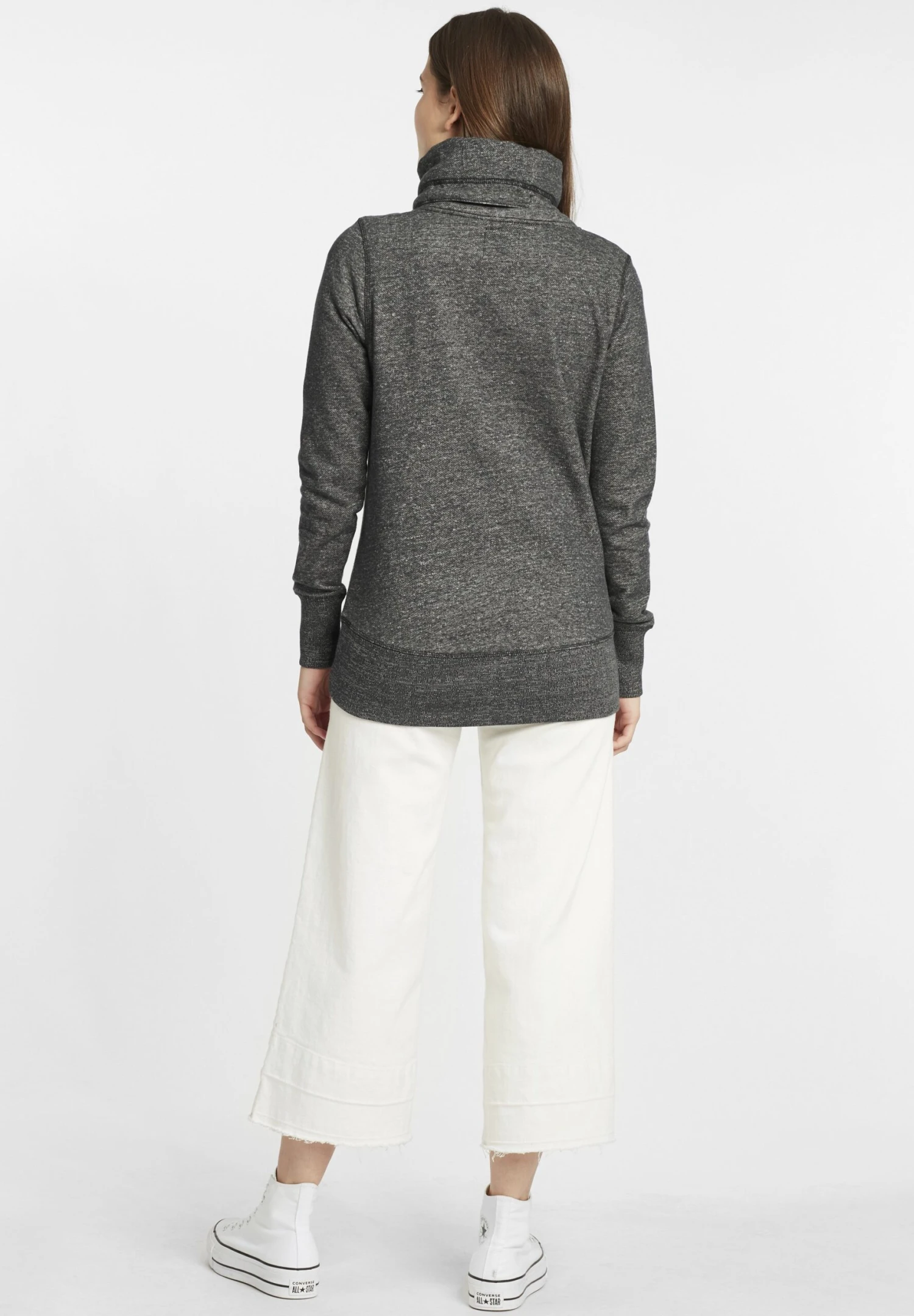 OXMO Oxcecilia - Felpa Con Cappuccio - Black 3 OXMO Oxcecilia - Felpa Con Cappuccio - Black - immagine 3