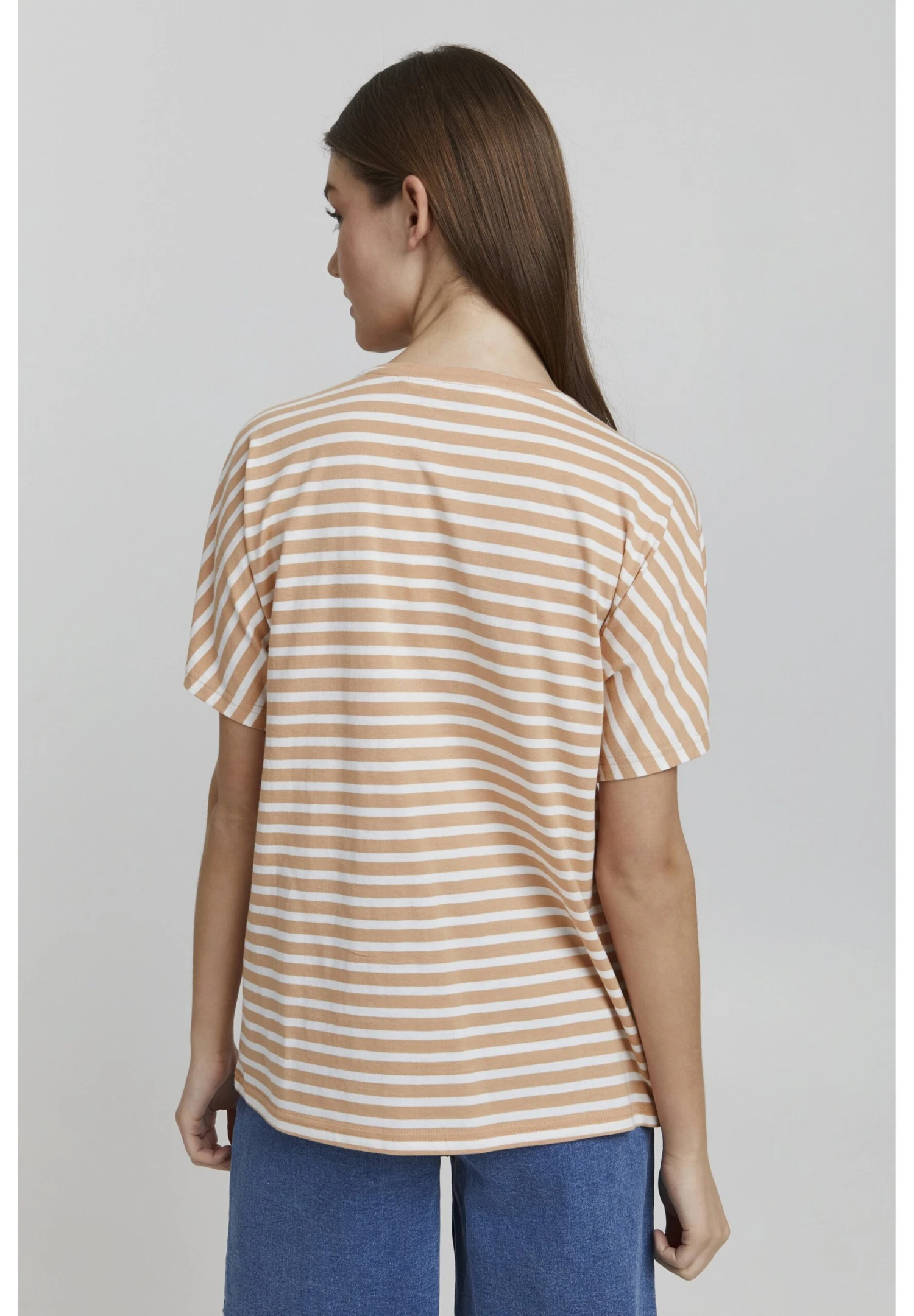 OXMO OxsteffiT-Shirt Con StampaMahogany Rose Donna T-shirt E Top 1OX21D018-J11 3 OXMO OxsteffiT-Shirt Con StampaMahogany Rose Donna T-shirt E Top 1OX21D018-J11 - immagine 3