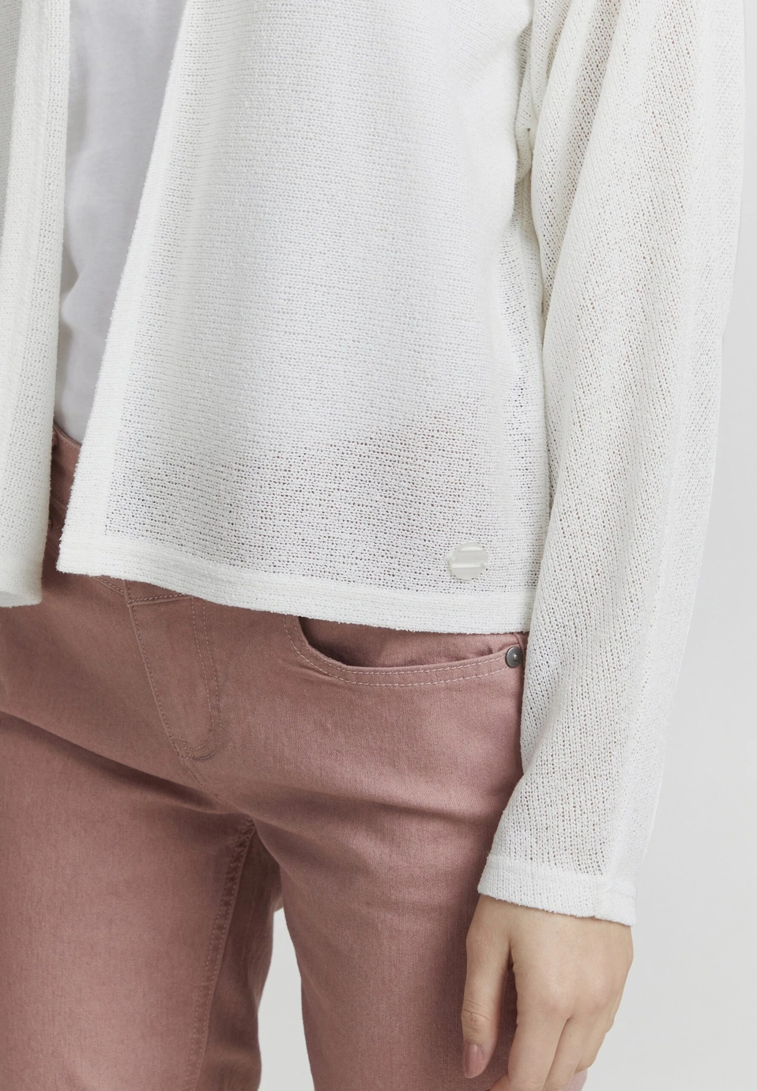 OXMO KikeCardiganOff White Donna Maglieria 1OX21I025-A11 5 OXMO KikeCardiganOff White Donna Maglieria 1OX21I025-A11 - immagine 5