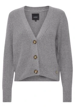 OXMO OxnoreneCardiganMid Grey Melange Donna Maglieria 1OX21I02Q-C11 -Zalando outlet 7cf07ffffcd34aecbf6cf37b680eccc3
