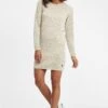 OXMO Oxdanielle - Abito In Maglia - Bone White