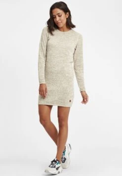 OXMO Oxdanielle - Abito In Maglia - Bone White