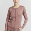 OXMO CardiganAsh Rose Melange Donna Maglieria 1OX21I029-J11