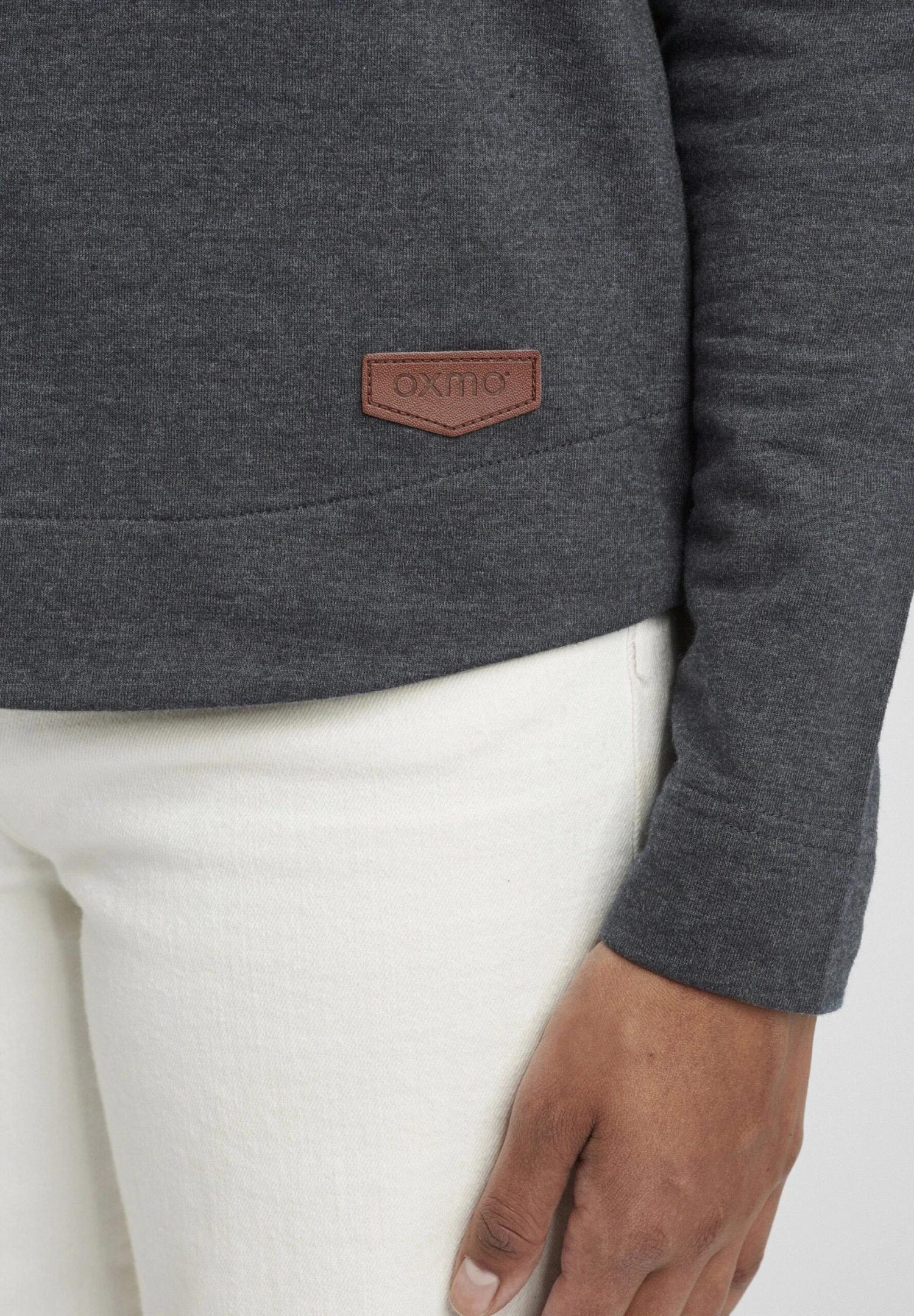 OXMO OxwandyFelpa Con CappuccioDar Grey M Donna Felpe 1OX21J00G-C12 5 OXMO OxwandyFelpa Con CappuccioDar Grey M Donna Felpe 1OX21J00G-C12 - immagine 5