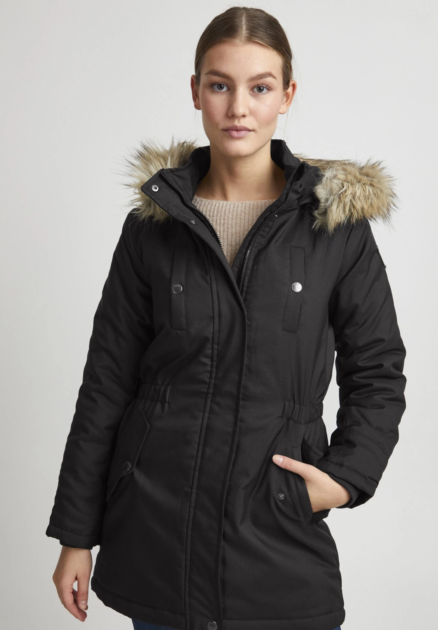 OXMO Oxmaribel - Cappotto Invernale - Black 1 OXMO Oxmaribel - Cappotto Invernale - Black