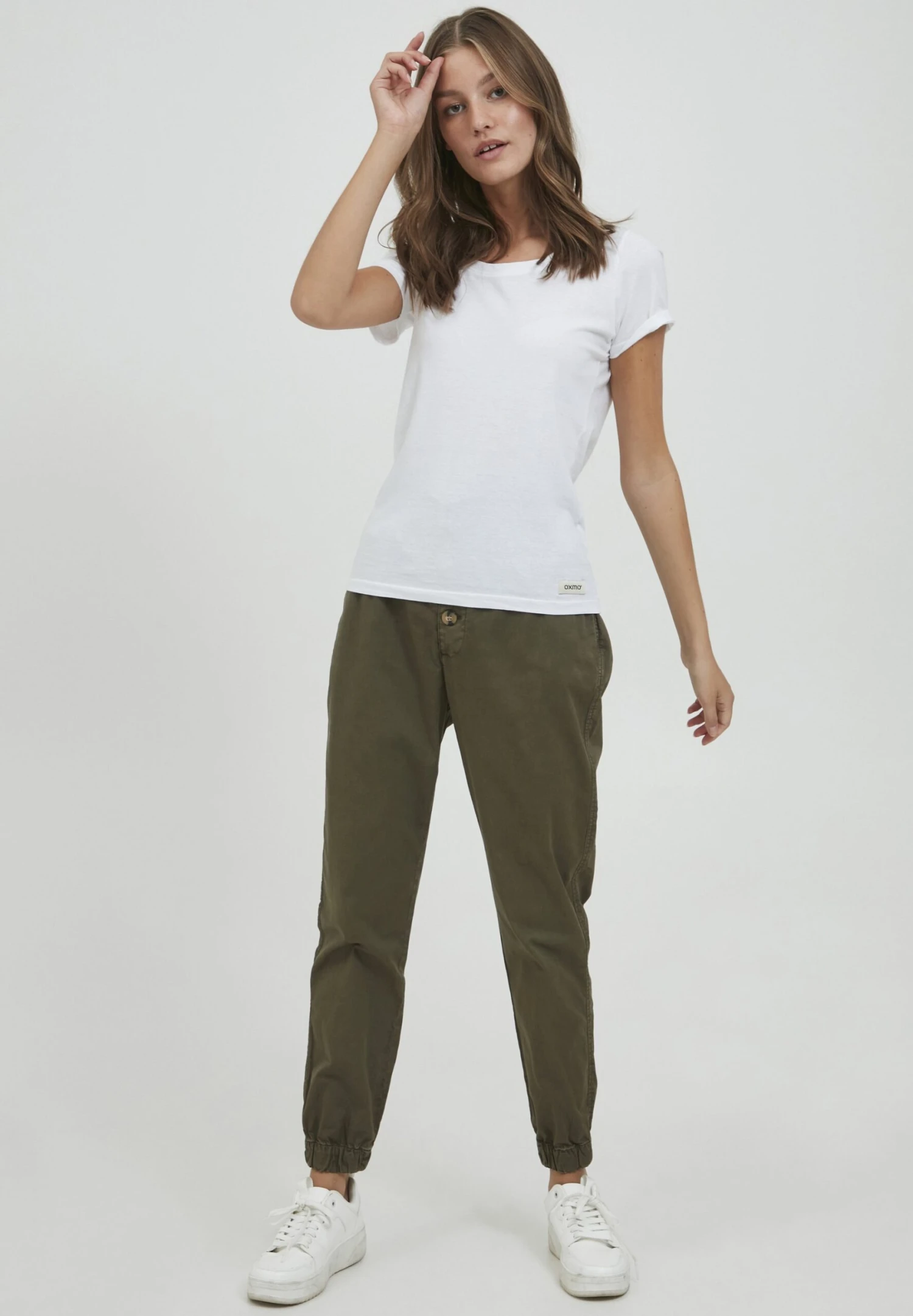 OXMO OxconziPantaloniIvy Green Donna Pantaloni 1OX21A00N-M11 1 OXMO OxconziPantaloniIvy Green Donna Pantaloni 1OX21A00N-M11