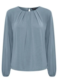 OXMO OxhalCamicettaSmoke Blue Donna T-shirt E Top 1OX21E00L-K11 -Zalando outlet 85fcd75cef534afe9b52e2718d1888b3