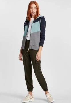 OXMO OxaggiFelpa Con ZipInsignia Blue Donna Felpe 1OX21J00V-K11 -Zalando outlet 880a4b7e3e08458c8ee79032975a6e8d