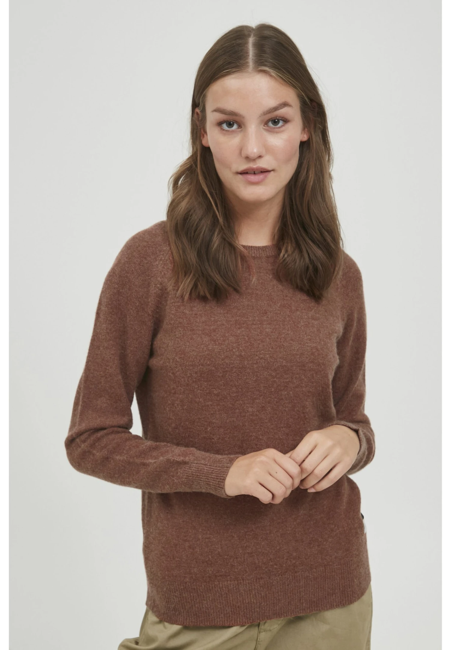 OXMO OxmariaMaglioneBrown Donna Maglieria 1OX21I023-O11 1 OXMO OxmariaMaglioneBrown Donna Maglieria 1OX21I023-O11