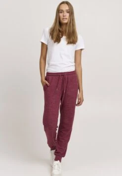 OXMO OxbenitaPantaloni SportiviWine Red Melange Donna Pantaloni 1OX21A000-G11 -Zalando outlet 8f2e124c15554684bb9dbb961b731d88