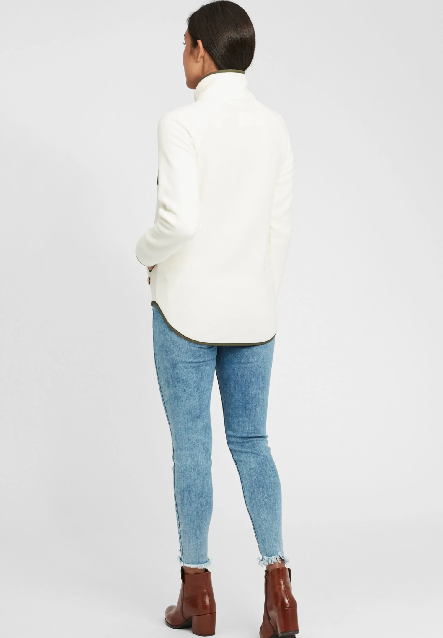 OXMO OxmalinGiacca In PileOff White Donna Felpe 1OX21I00L-A11 3 OXMO OxmalinGiacca In PileOff White Donna Felpe 1OX21I00L-A11 - immagine 3