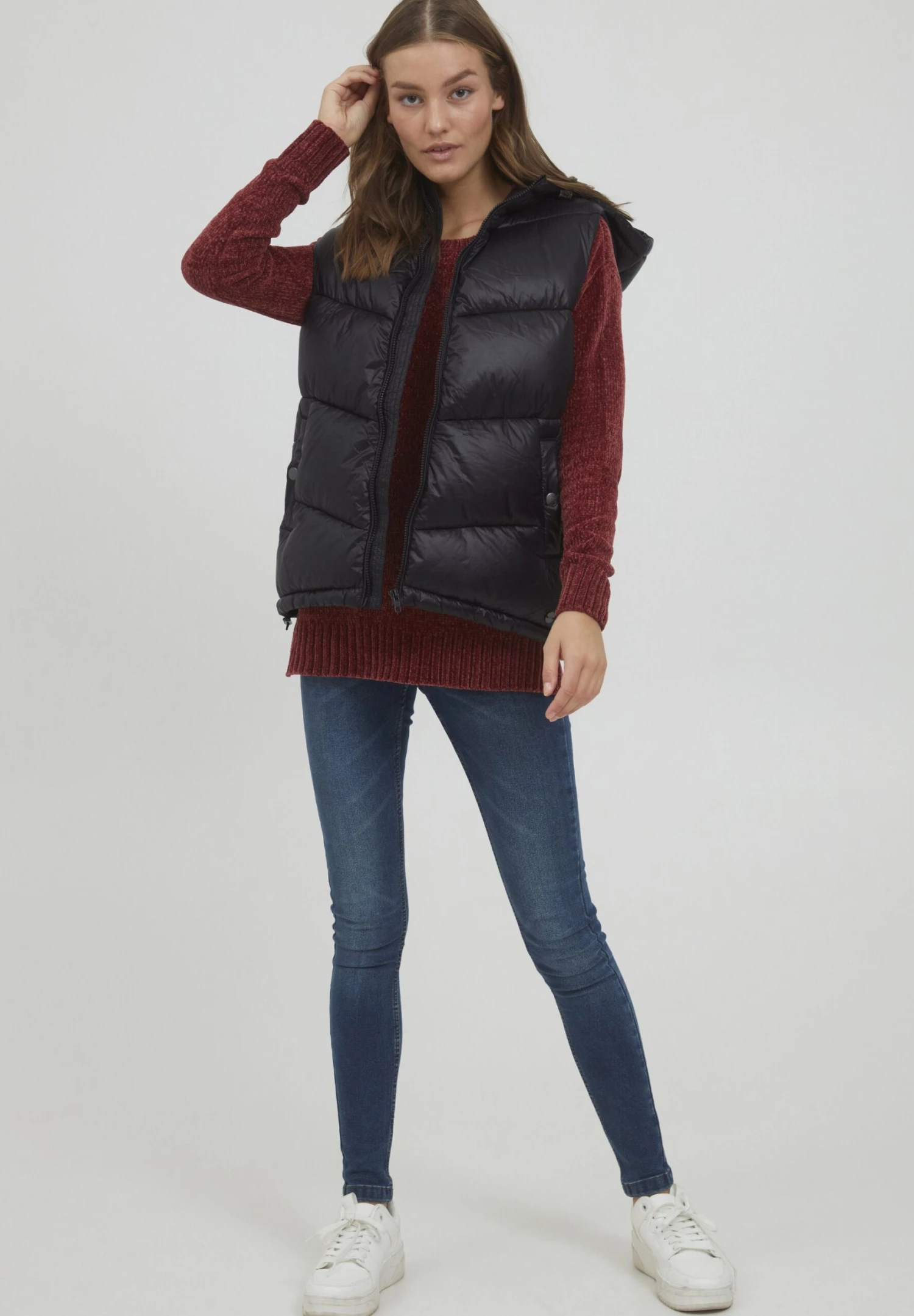 OXMO OxtabitaSmanicatoBlack Donna Giacche E Blazer 1OX21G00Z-Q11 2 OXMO OxtabitaSmanicatoBlack Donna Giacche E Blazer 1OX21G00Z-Q11 - immagine 2