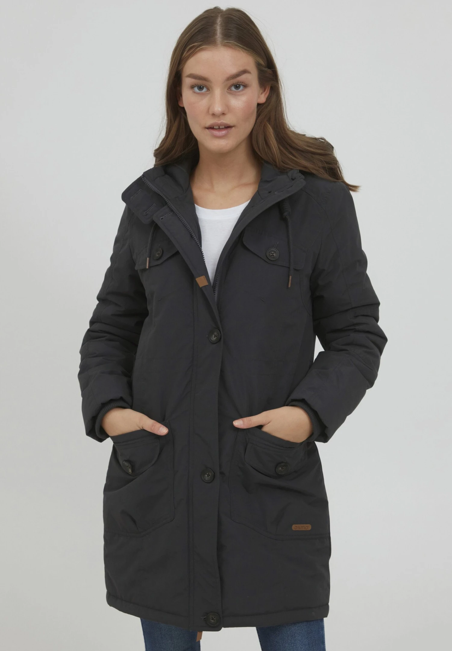 OXMO OxtalaCappotto InvernalePhantom Grey Donna Cappotti 1OX21U00Z-Q11 1 OXMO OxtalaCappotto InvernalePhantom Grey Donna Cappotti 1OX21U00Z-Q11