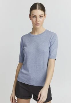 OXMO OxhelinT-Shirt BasicKentucky Blue Melange Donna T-shirt E Top 1OX21D01E-K12
