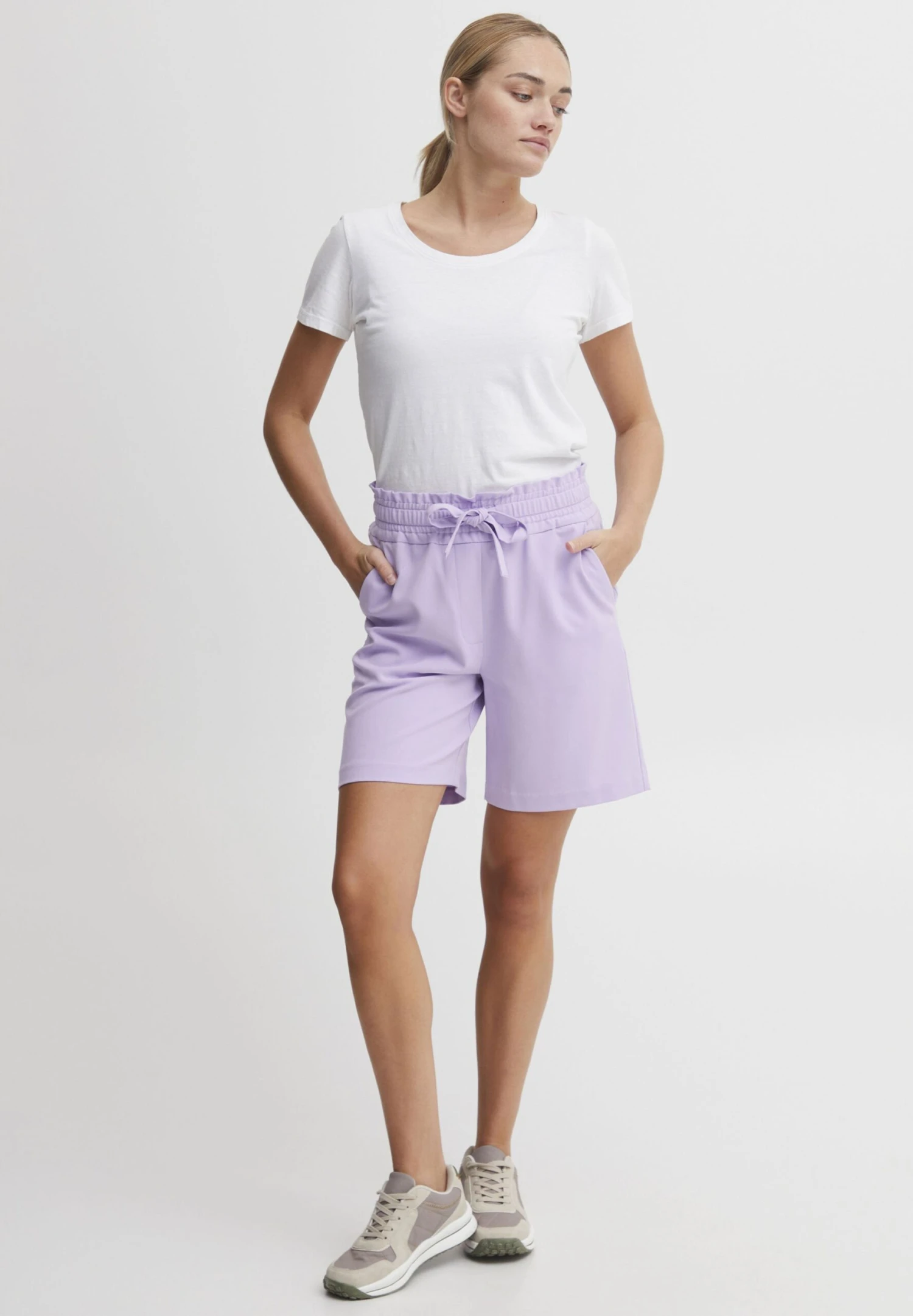 OXMO Daniella Sh- Shorts - Purple Rose 2 OXMO Daniella Sh- Shorts - Purple Rose - immagine 2