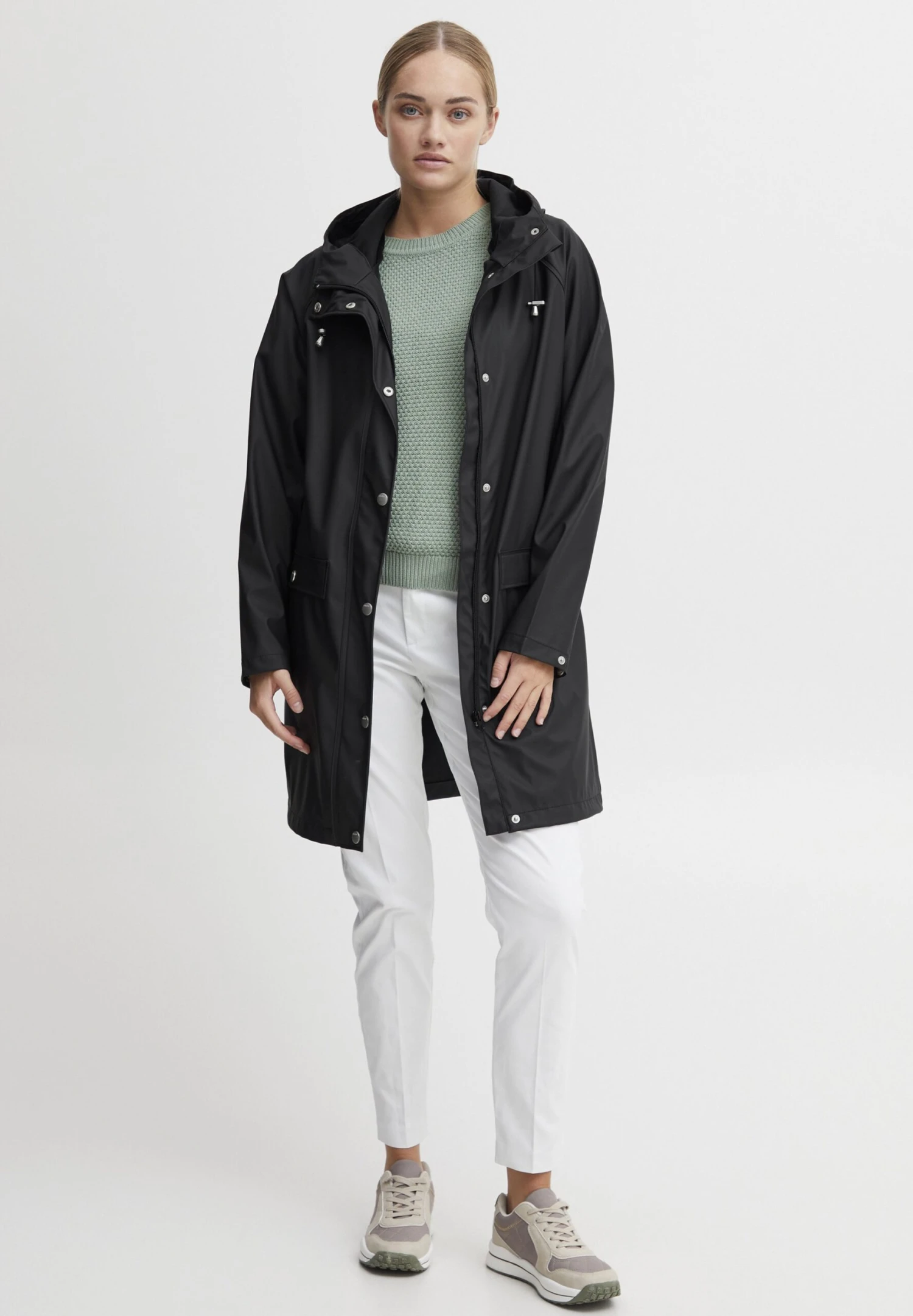 OXMO Oxtanne - Parka - Black 2 OXMO Oxtanne - Parka - Black - immagine 2