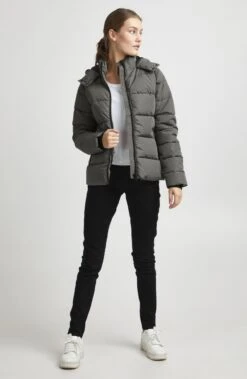 OXMO Oxsofina - Giacca Invernale - Pewter -Zalando outlet 9f689ff4e81543299e869369b5e4a82d