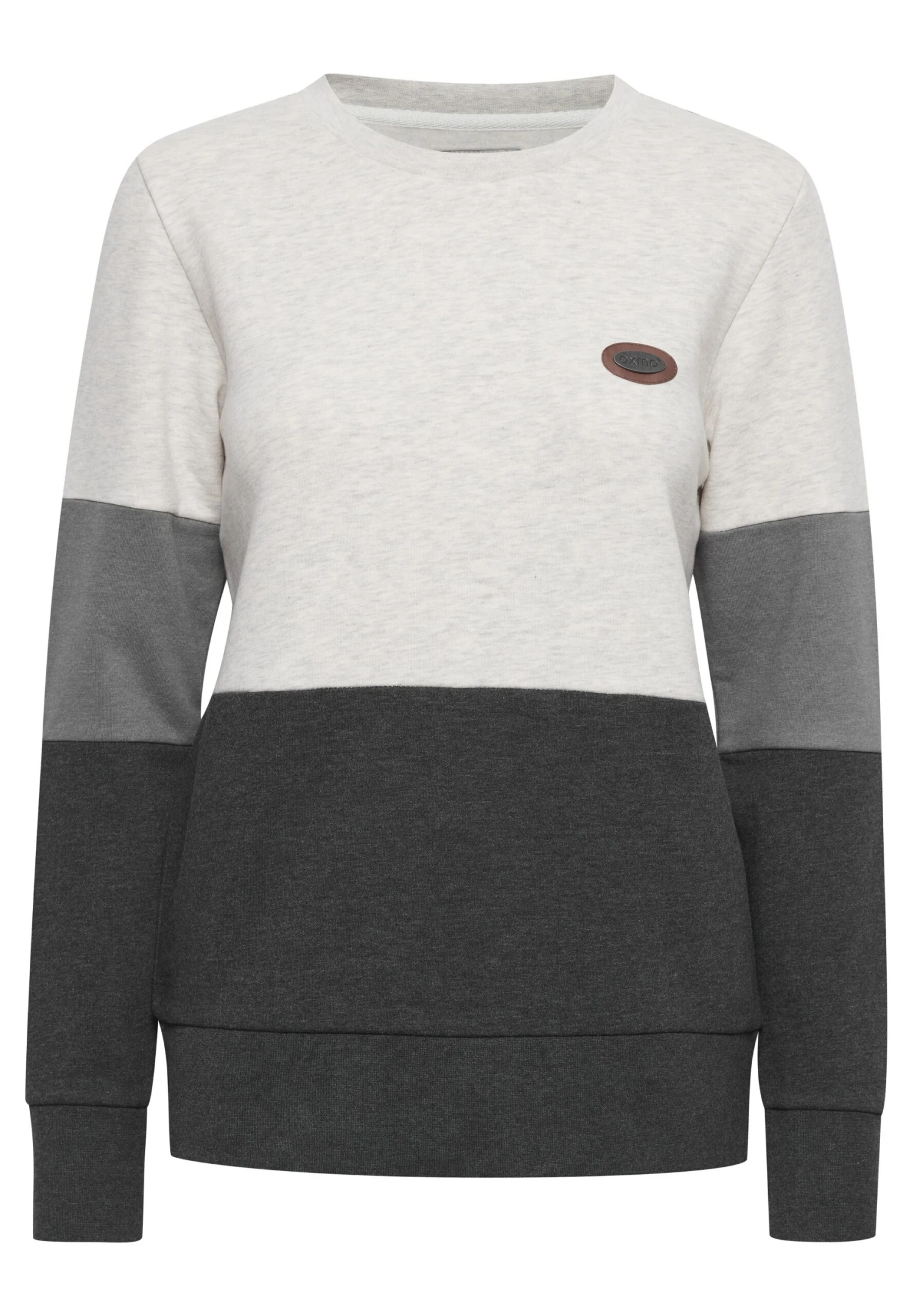 OXMO OxtrineMaglioneOyster Grey Melange Donna Maglieria 1OX21I021-C12 6 OXMO OxtrineMaglioneOyster Grey Melange Donna Maglieria 1OX21I021-C12 - immagine 6