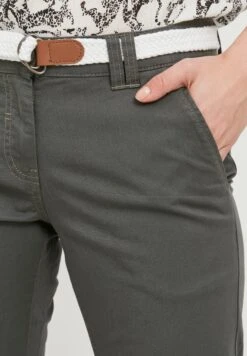 OXMO Oxchakira - Chino - Dark Grey -Zalando outlet a482f1e813d14ac2a30051b4d9043c8e