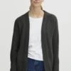 OXMO OxsallyCardiganBlackened Pearl Melange Donna Maglieria 1OX21I02T-Q11