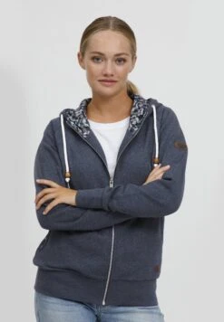 OXMO OxullaFelpa Con ZipTotal Eclipse Melange Donna Felpe 1OX21J017-K11